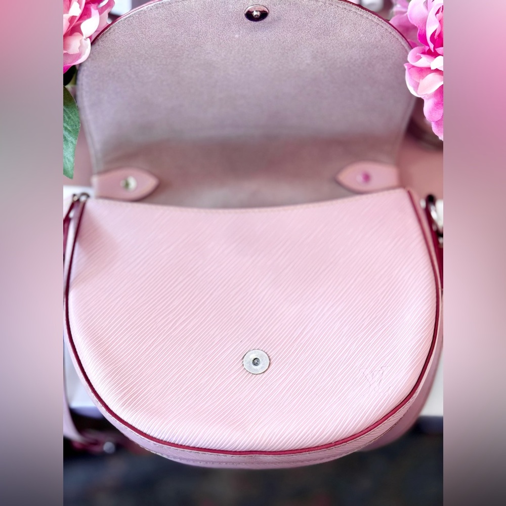 SOLD ๐ULTRA RARE Louis Vuitton Saint Cloud NM Bag Pink Epi Leather - Picture 16 of 16